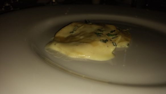 Terceiro prato: tortellini de cordeiro. Foto: Kelly Pelisser